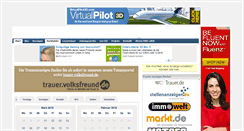Desktop Screenshot of anzeigen.volksfreund-servicecenter.de